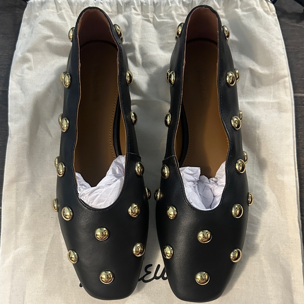 Madewell Black Studded Women's Shoes